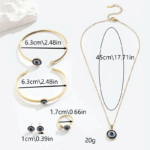 Evil Eye 5-Piece Jewelry Set for Women - Image 4