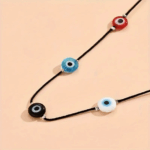 Handmade Bohemian Retro Colored Devil's Eye Beaded Ankle Chain