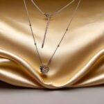 Crystal Glow Heart Floral Pendant Necklace - Image 3
