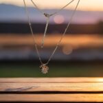 Crystal Glow Heart Floral Pendant Necklace - Image 2