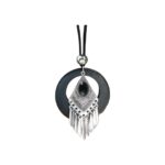 Vintage Royal Style Jewelry Set for Women,  3pcs Zinc Alloy with Faux Black Turquoise Inlay, - Image 6