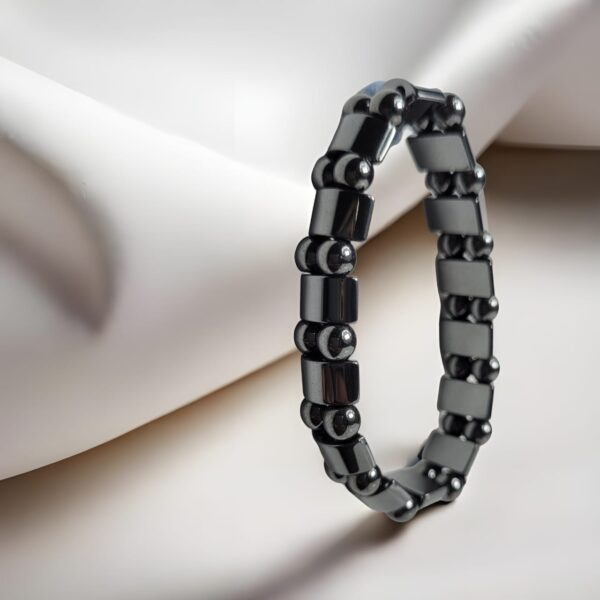 Hematite Faceted magnetic Bracelet for men