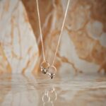 Elegant Dual Ring Pendant Necklace for Women – Stylish Linked Circles Design - Image 2