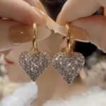 Alloy Heart Earrings - Image 2