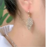 Leaf Pendant Earrings - Image 2