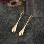 Golden Teardrop Earrings