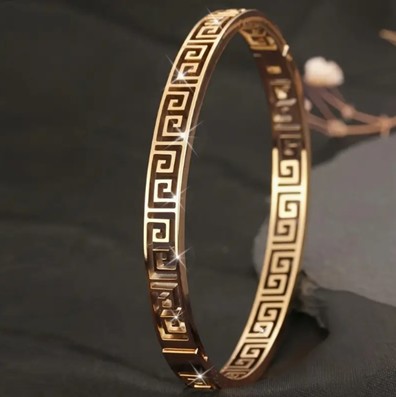 Stainless Steel Vintage Bohemian Open Bracelet