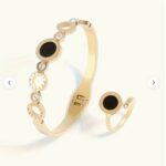 Zirconia Design Women’s Bracelet and Ring