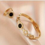 Zirconia Design Women’s Bracelet and Ring - Image 2