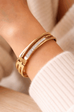 Gold-Tone Multi-Band Bracelet